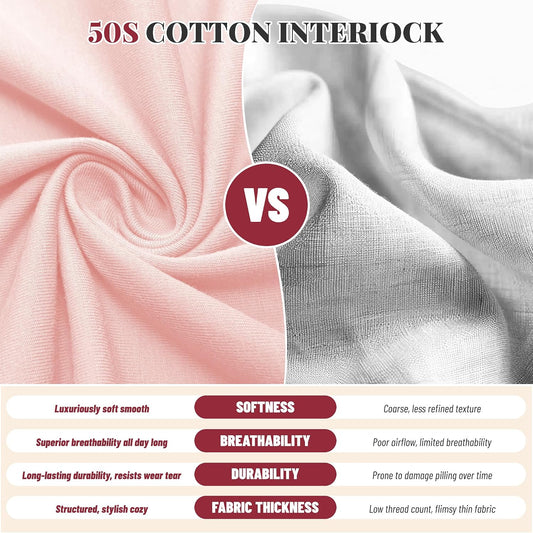 HEARTNICE Womens 100% Cotton Robe, Soft Lightweight Long Bathrobe for Home