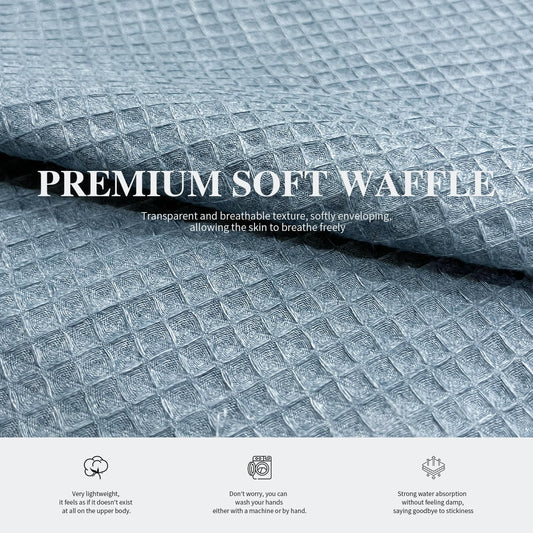 Soft Cotton Lightweight Waffle Robe