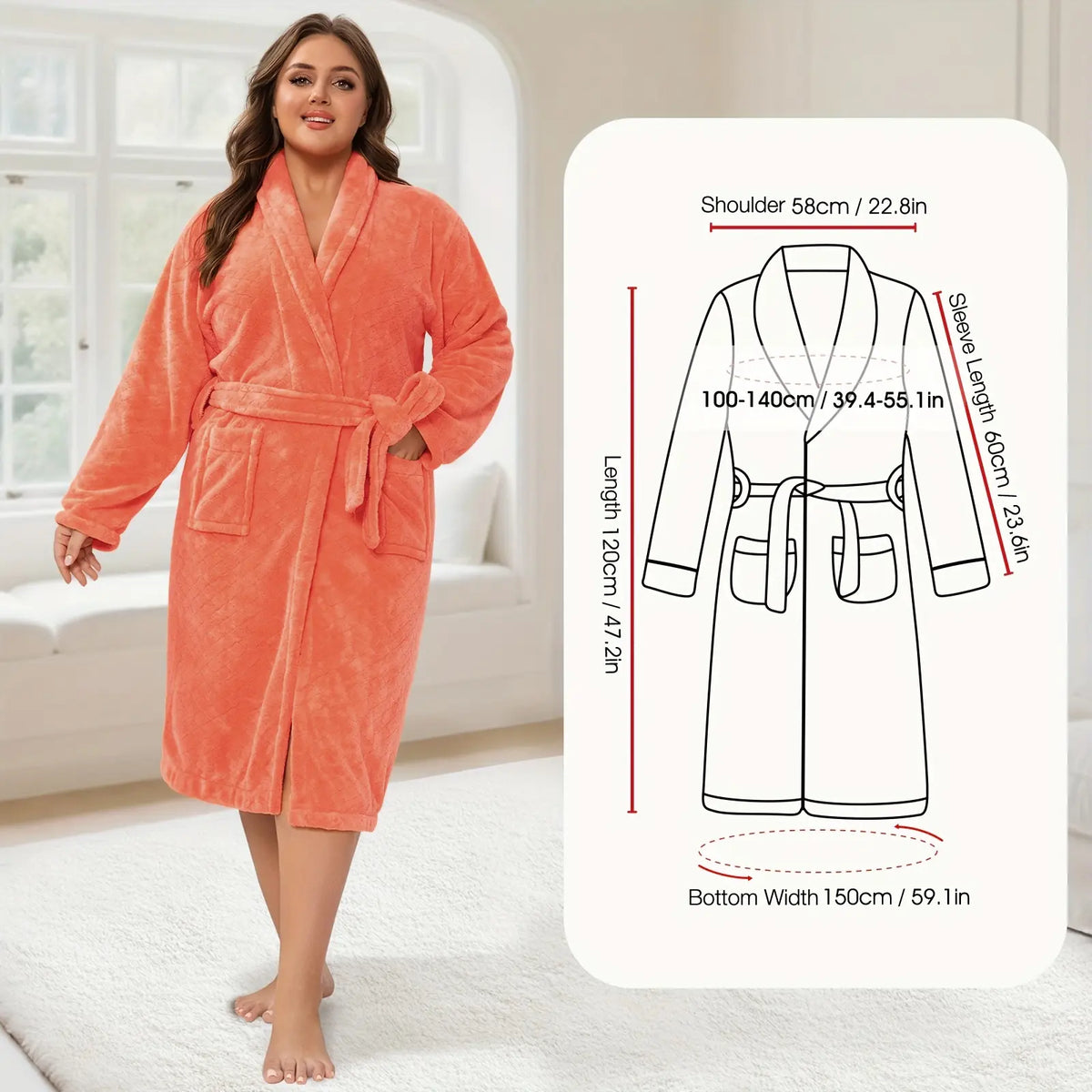 1 Pcs Bathrobe / 2-Piece Bath Skirts Set - 80x210cm & 80x160cm, 350GSM, Oversized Bathing Towel + Ladies' Bath Cap + Adjustable Wearable Skirt, Fits M-XXXXL, Thickened, Ideal for Home, Travel, Sauna & Spa