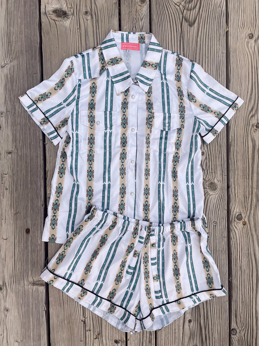 The Wyoming Pearl Snap PJ’s (S-XL)