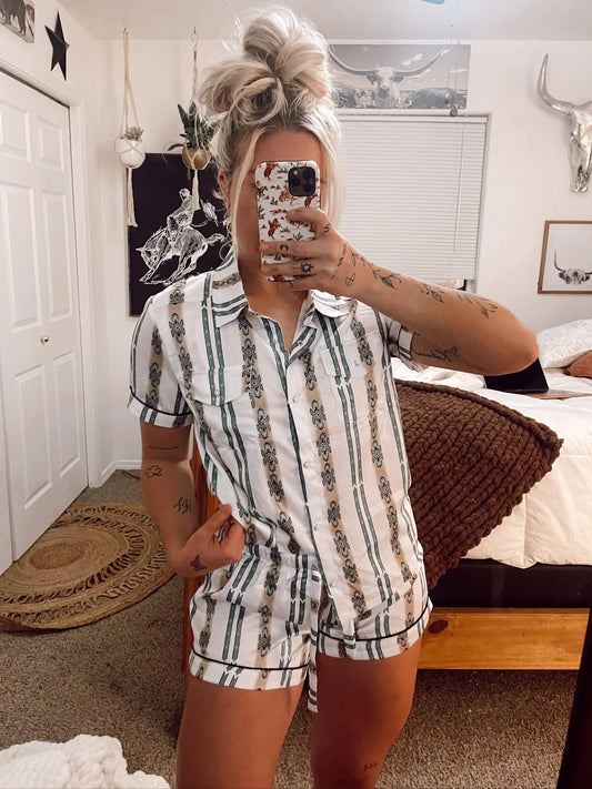 The Wyoming Pearl Snap PJ’s (S-XL)