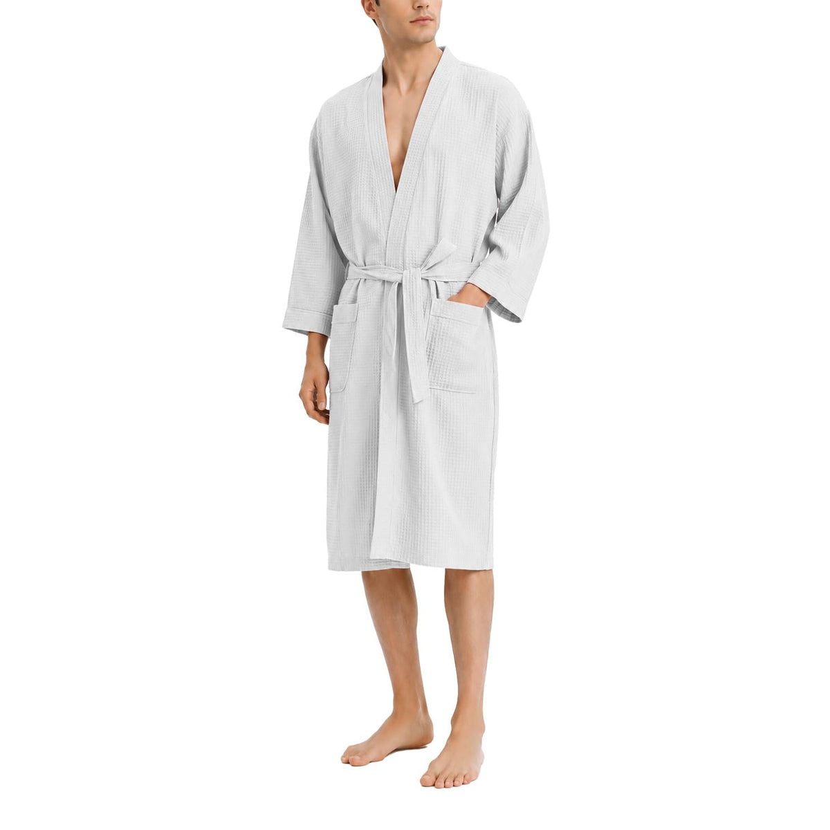 Soft Cotton Lightweight Waffle Robe