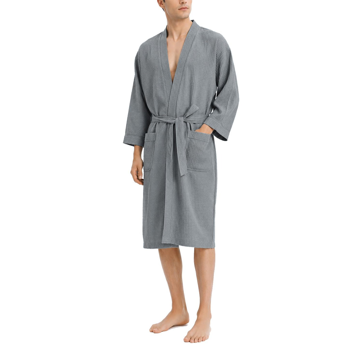 Soft Cotton Lightweight Waffle Robe