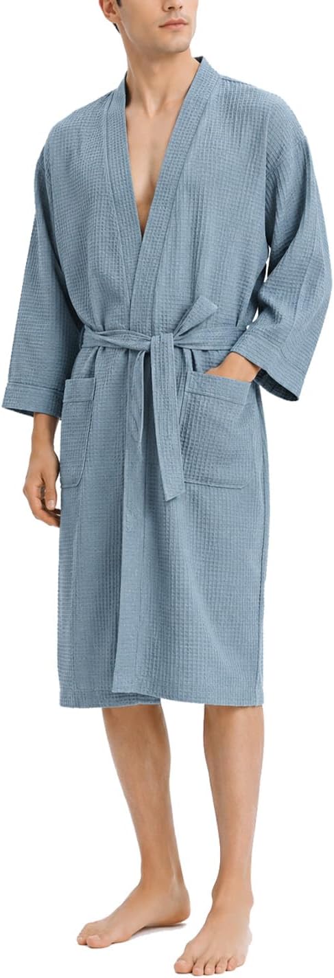 Soft Cotton Lightweight Waffle Robe