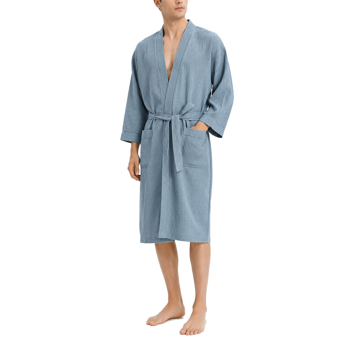 Soft Cotton Lightweight Waffle Robe