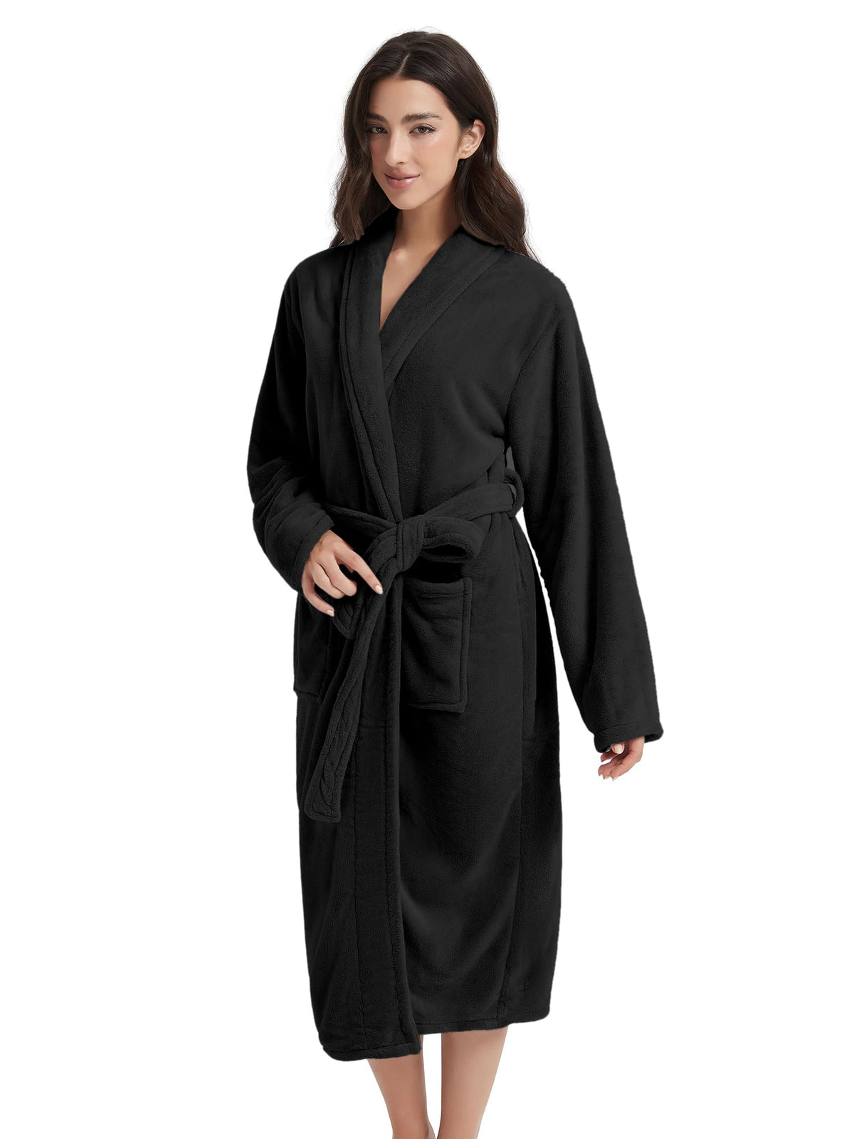 Plush Bath Robes For Women After Shower,Soft Long Towel Robe,Quick Dry&Warm Womens Bathrobe