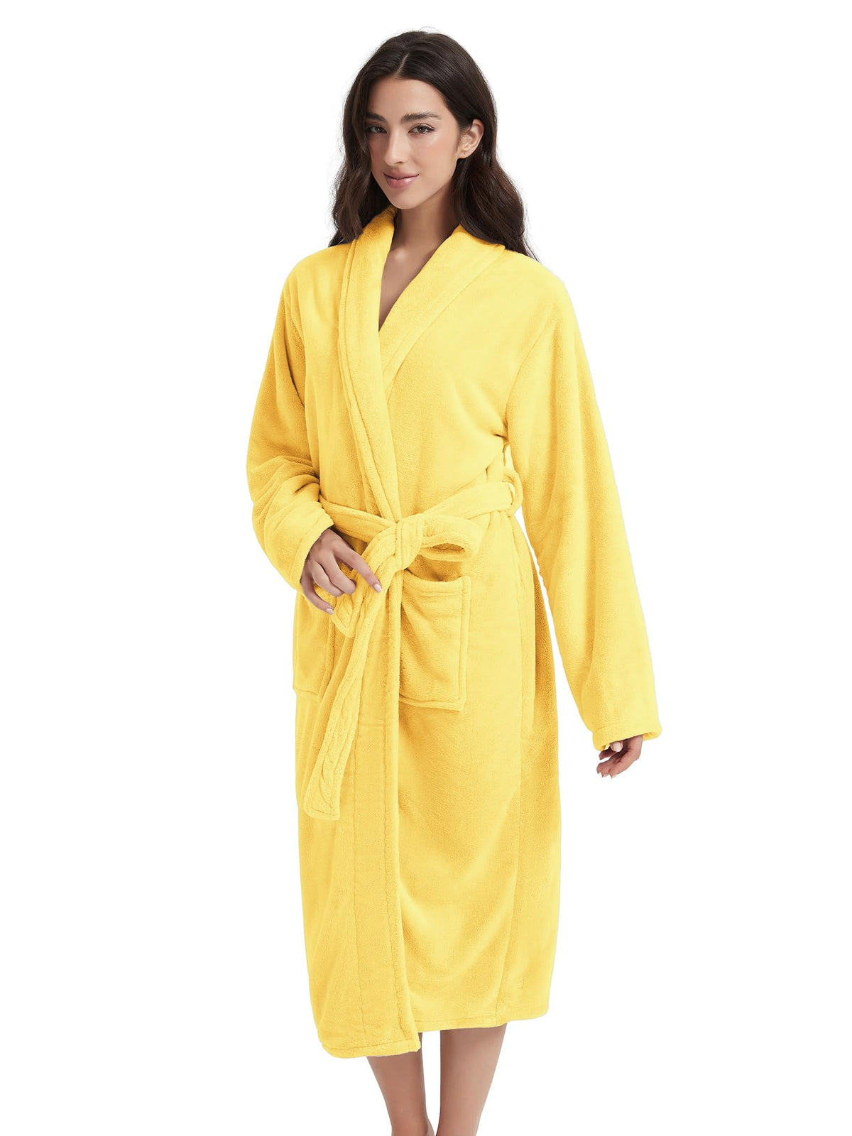 Plush Bath Robes For Women After Shower,Soft Long Towel Robe,Quick Dry&Warm Womens Bathrobe