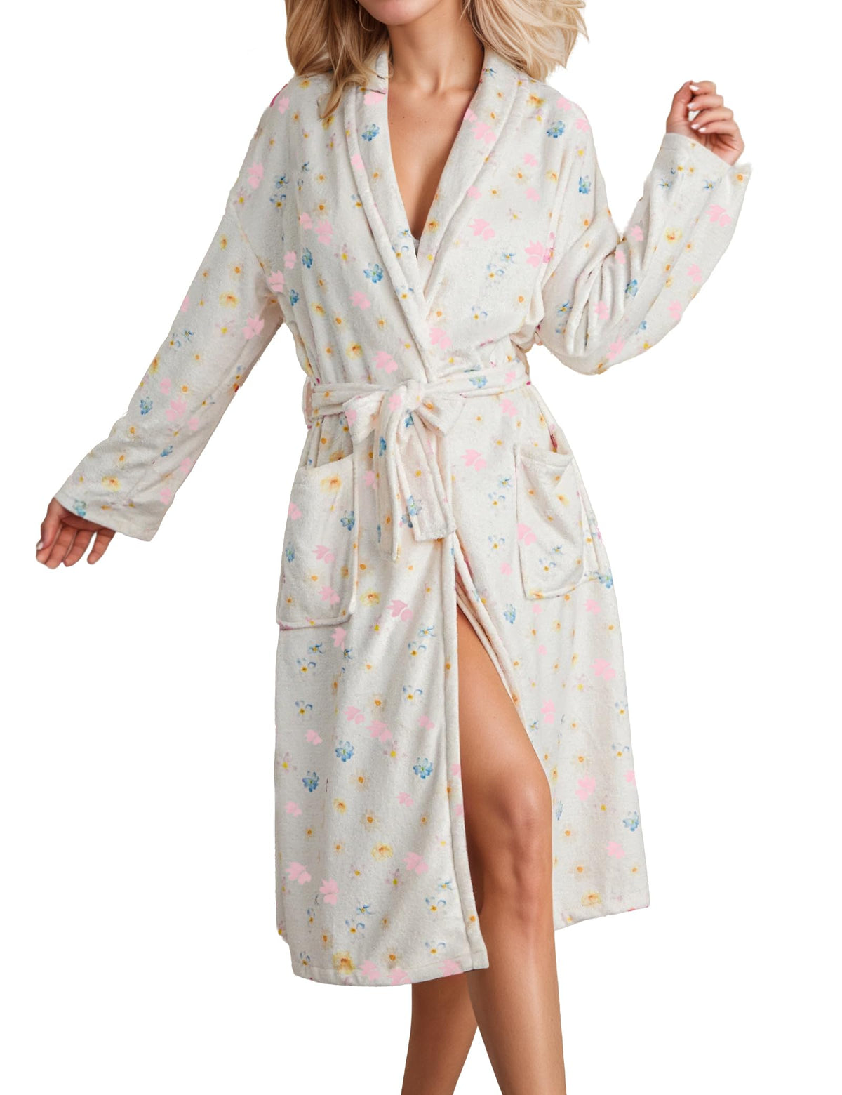Cute Fruit Robe for Women Soft Lightweight Fall Winter Bathrobe