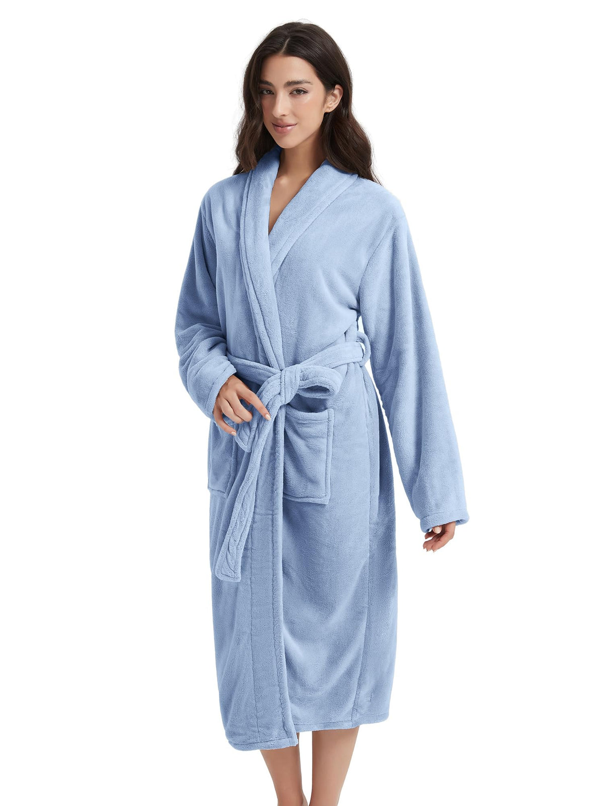 Plush Bath Robes For Women After Shower,Soft Long Towel Robe,Quick Dry&Warm Womens Bathrobe