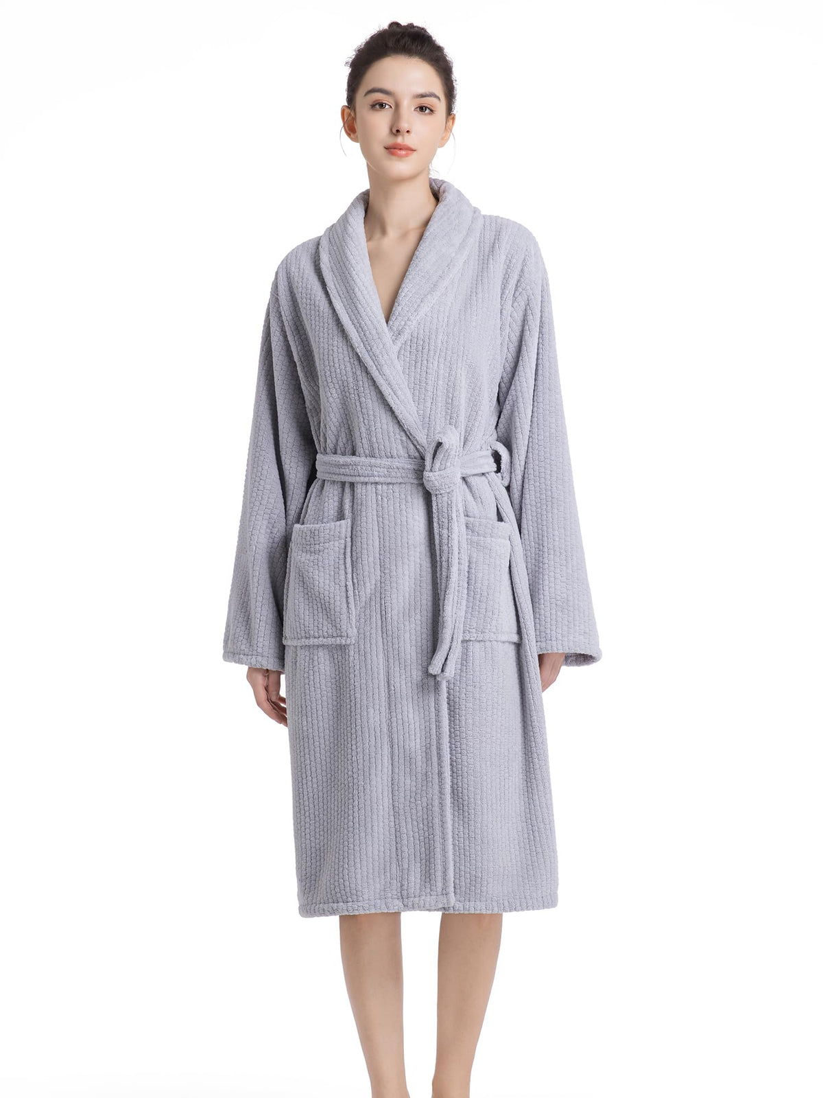Plush Bath Robes For Women After Shower,Soft Long Towel Robe,Quick Dry&Warm Womens Bathrobe