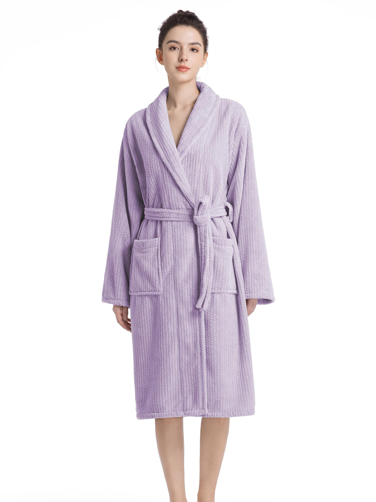 Plush Bath Robes For Women After Shower,Soft Long Towel Robe,Quick Dry&Warm Womens Bathrobe