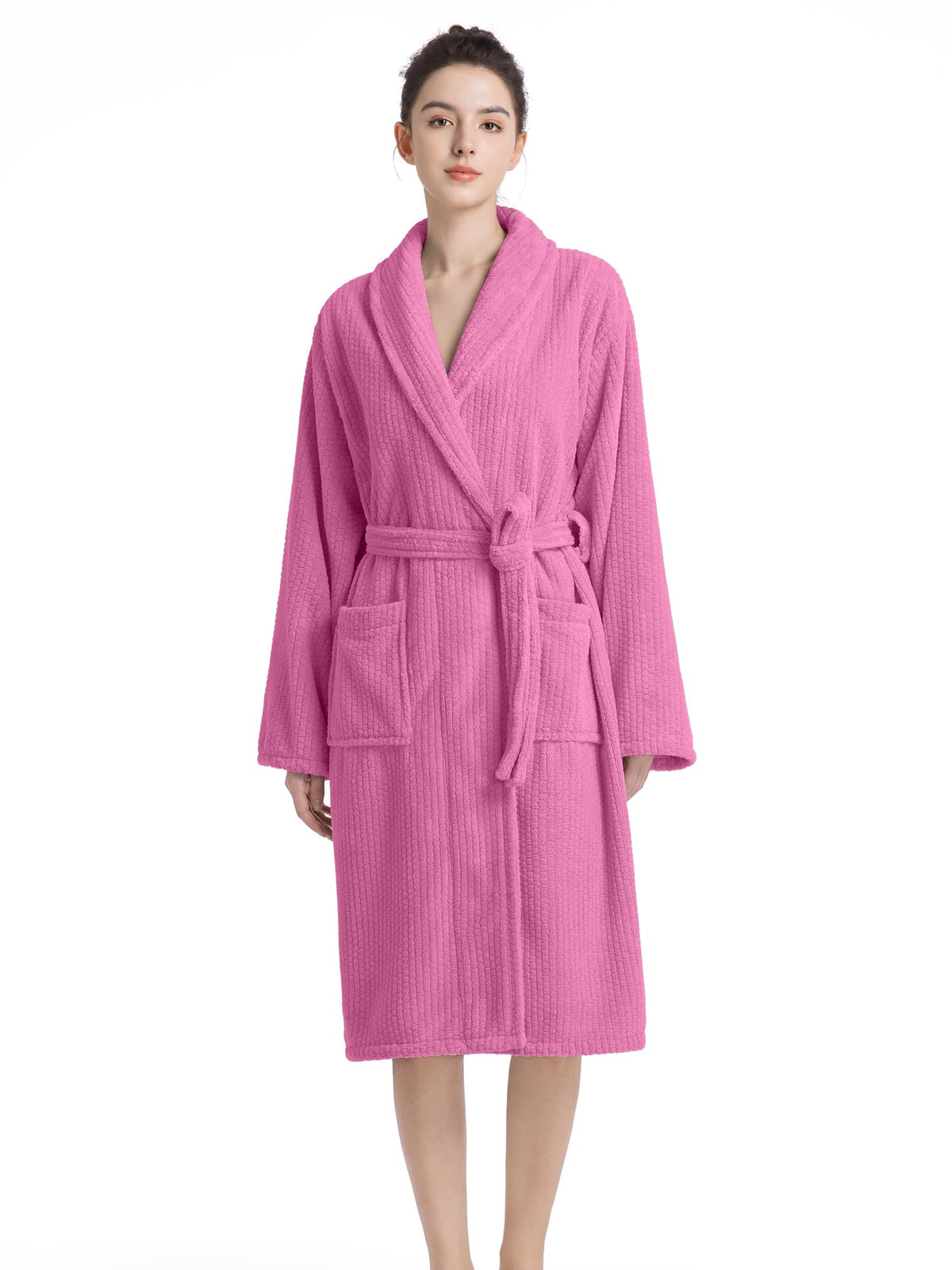 Plush Bath Robes For Women After Shower,Soft Long Towel Robe,Quick Dry&Warm Womens Bathrobe