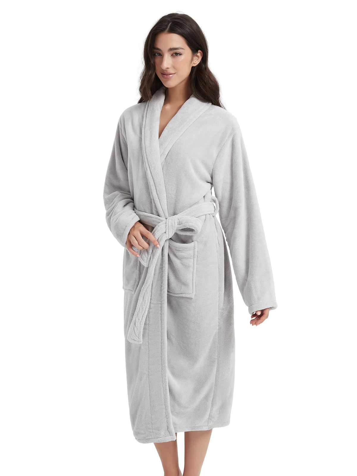 Plush Bath Robes For Women After Shower,Soft Long Towel Robe,Quick Dry&Warm Womens Bathrobe