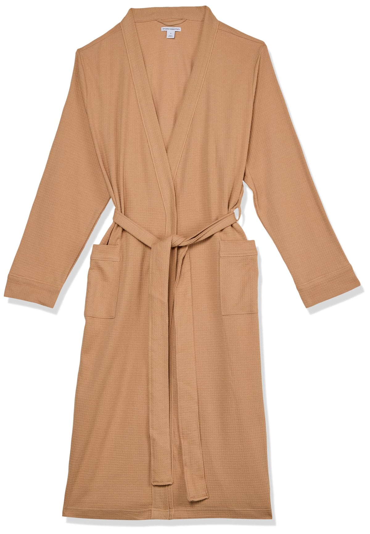 Amazon Essentials Women's Lightweight Waffle Bath Robe (Available in Plus Size)