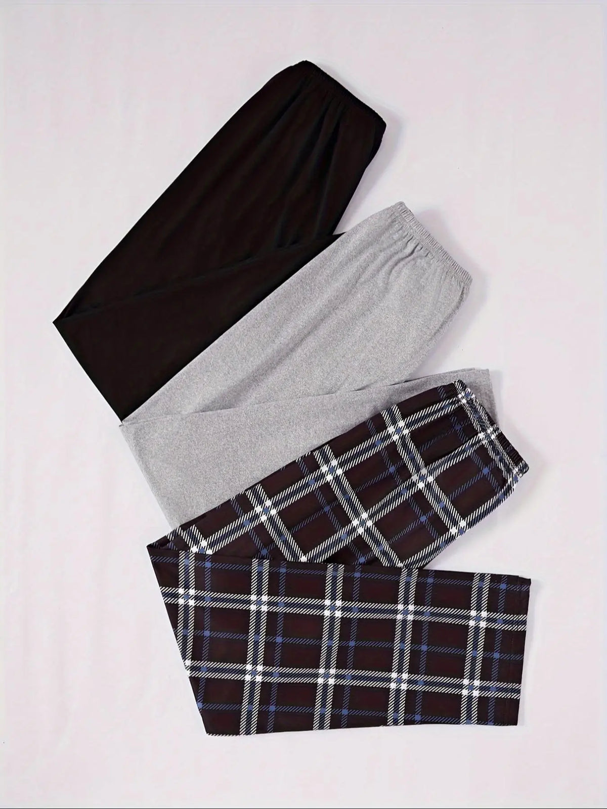 Women's Plaid & Letter Print Pajama Pants, Casual Comfy Breathable Homewear Loungewear Trousers, Ladies Sleepwear for All Seasons Pjs