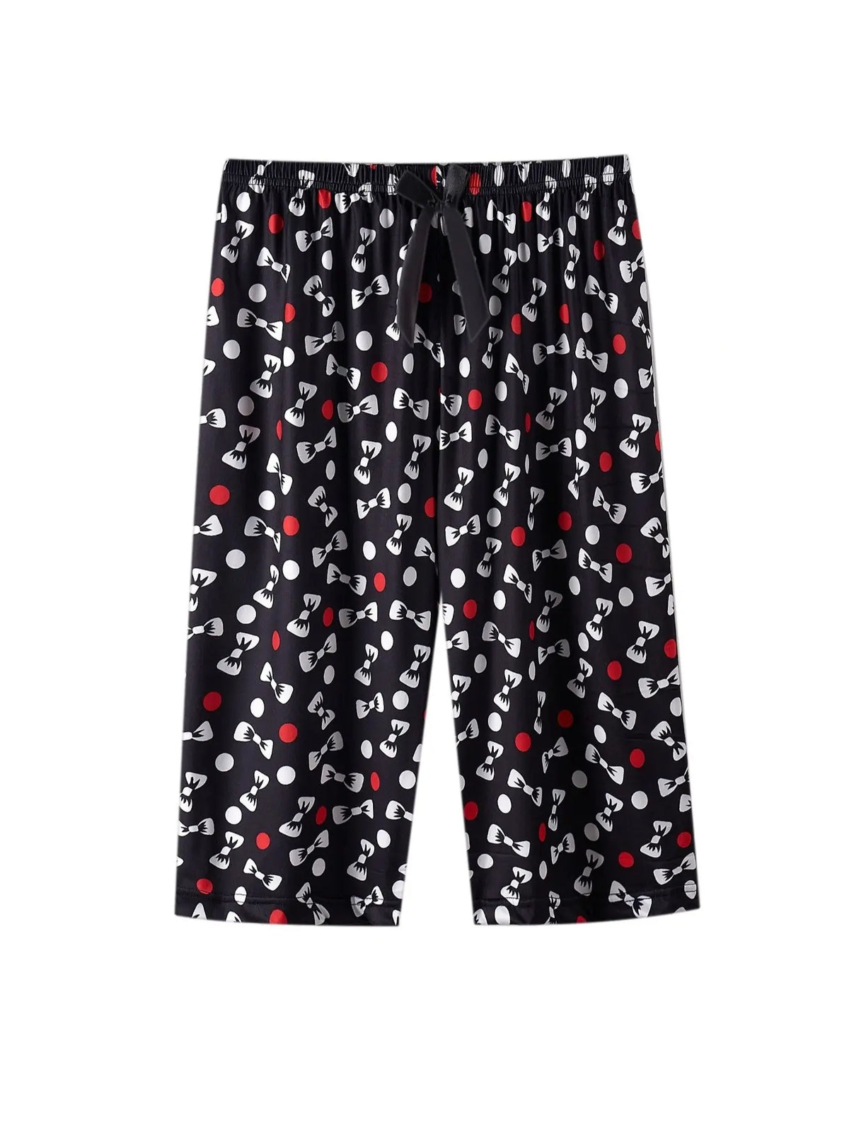 Women's Loose Fit Casual Pants Set, Pajama Set, Butterfly Printed Summer Sleepwear Shorts, All-Over Print Home Wear, Plus Size Boho Style, Loungewear, Homewear, Relaxed Fit Sleepwear, Pajamas Sets, Loose Lounge Clothes
